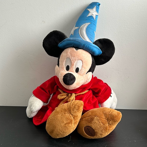 Disney, Sorcerer Mickey Mouse Stuffed Animal Plushie - Picture 1 of 8